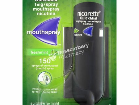 Nicorette Quickmist 1mg spray Freshmint For Discount