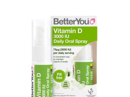 BetterYou Vitamin D Oral Spray 3000IU Oral Spray Sale