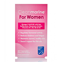 Cleanmarine Krill Oil Blend For Women - 60 capsules Supply