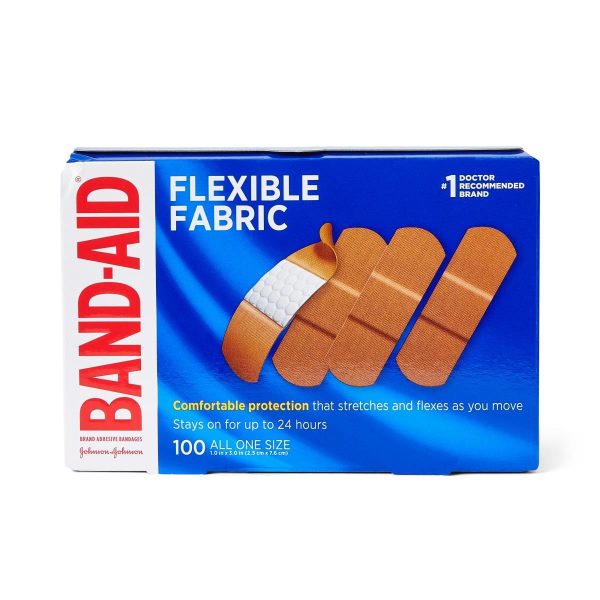 BAND-AID Flexible Fabric Bandages One Size 100Ct on Sale