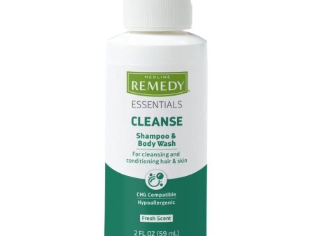 Medline Remedy Essentials Shampoo & Body Wash Scented 2oz 1Ct Online Sale