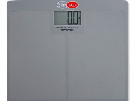 SlimTALK Talking Digital Floor Scale 400lb Capacity 1Ct Sale