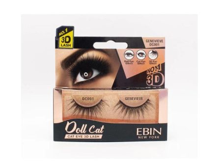 EBIN Doll Cat Cattitude 3D Lash - Genevieve # DC001 Hot on Sale