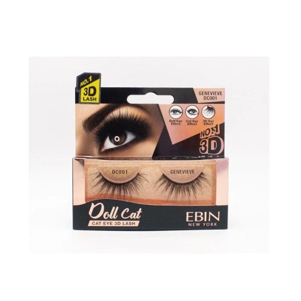 EBIN Doll Cat Cattitude 3D Lash - Genevieve # DC001 Hot on Sale