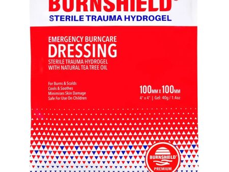 Burnshield Sterile Trauma Hydrogel Burn Dressing 4 x4  Online