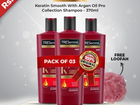 SAVE RS. 150 ON PACK OF 3 TRESEMME KERATIN SMOOTH SHAMPOO 370ML Cheap