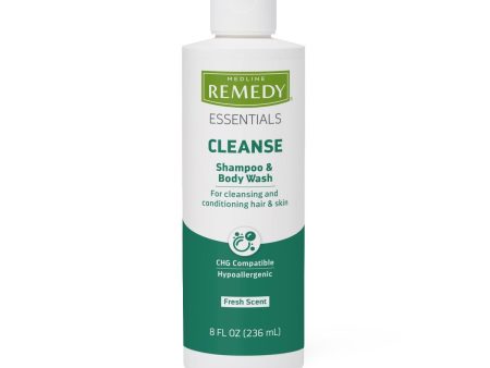 Medline Remedy Essentials Shampoo & Body Wash Scented 8oz 1Ct Online