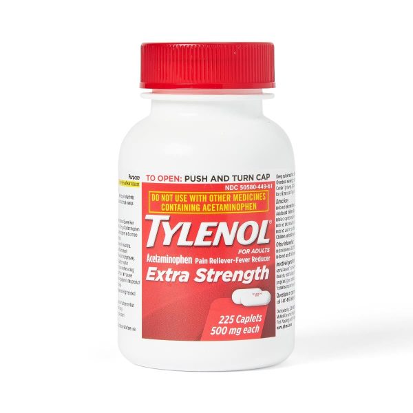 Tylenol Extra Strength Caplets 225Ct Online Hot Sale