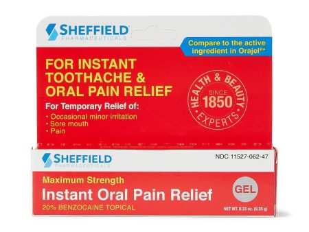 Dr. Sheffield s Oral Toothache Relief Gel .33oz 1Ct Online