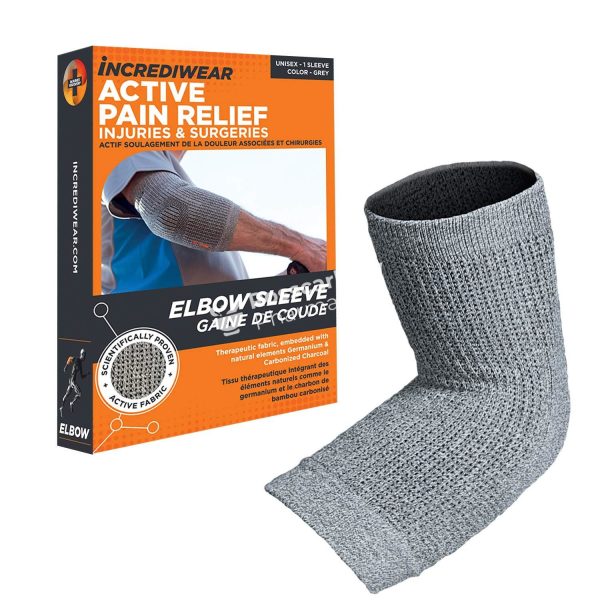 Incrediwear Active Pain Relief Elbow Sleeve - Grey on Sale