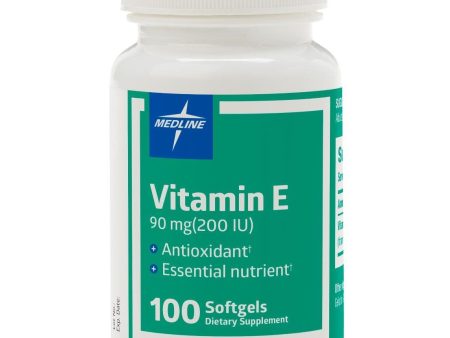 Medline Vitamin E Softgel 90mg 100Ct For Sale