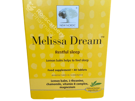 Melissa Dreams Restful Sleep - 40 Tablets Online