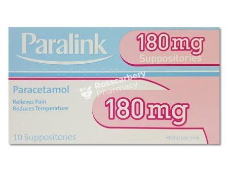 Paralink 180mg Suppositories Paracetamol on Sale