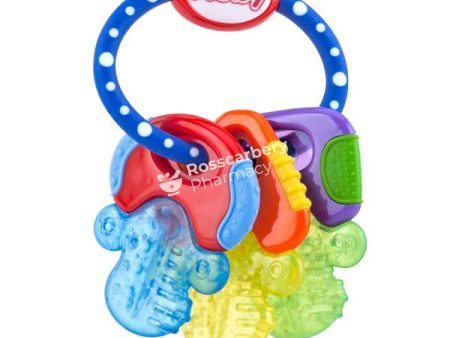 Nuby IcyBite Keys Gel Filled Teether 3m+ Hot on Sale