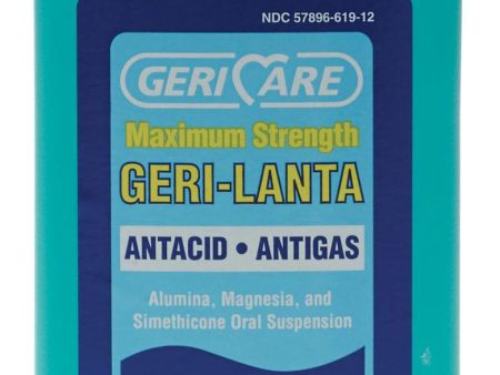 Geri-Lanta Max Strength Antacid & Antigas Liquid 12oz 1Ct For Discount