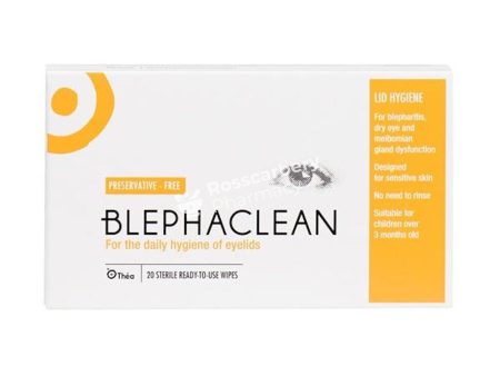 Blephaclean Sterile Eyelid Wipes Hot on Sale