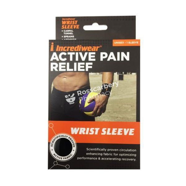 Incrediwear Active Recovery Wrist Sleeve  - Black Online now