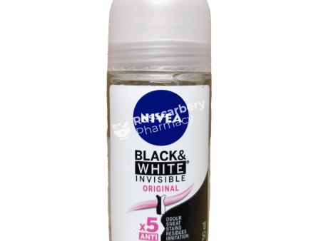 Nivea Black & White Invisible Original 50ml Hot on Sale