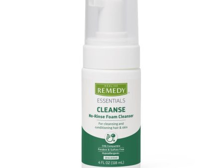 Medline Remedy Essentials No-Rinse Foam Cleanser 4oz 1Ct Cheap