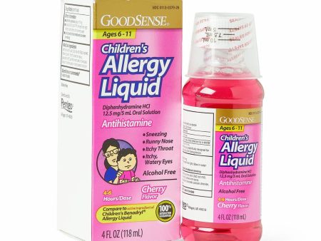 GoodSense Children s Allergy Relief Liquid 4oz 1Ct Sale