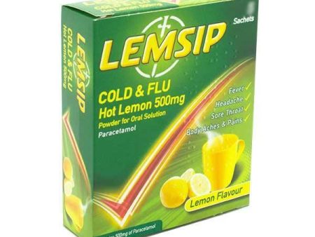 Lemsip Original Cold & Flu Hot Lemon Sachets Hot on Sale