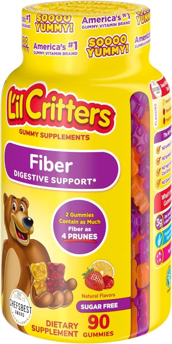 Lil Critters Kids Fiber Gummy Bears Supplement 90Ct Online Sale