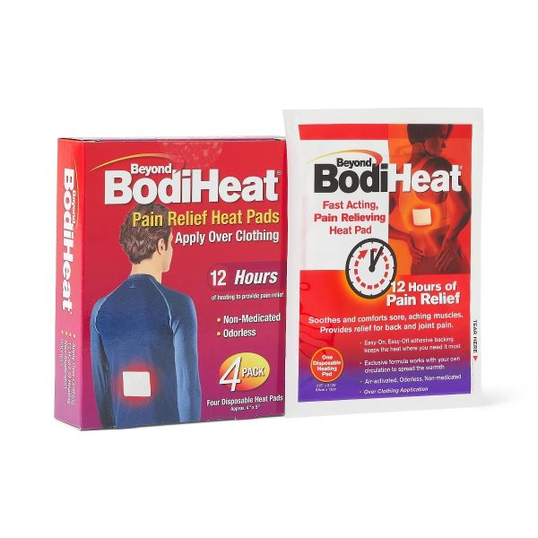 Beyond BodiHeat 12-Hour Pain Relief Heat Pads 4Ct Online now