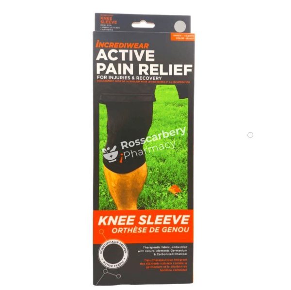 Incrediwear Active Pain Relief Knee Sleeve  - Black Discount