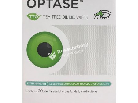 Optase Tea Tree Oil Lid Wipes on Sale