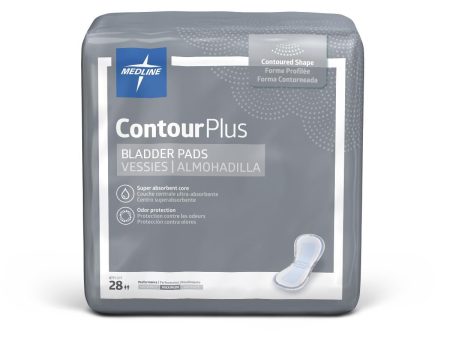 Medline ContourPlus Bladder Pad Maximum 6.5x13.5 28Ct For Sale