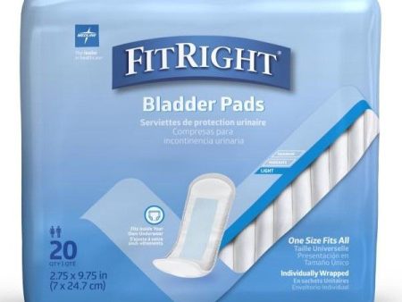 Medline Bladder Pads Light Absorbency 20Ct For Sale