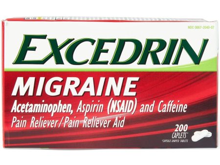 Excedrin Migraine Acetaminophen Aspirin Caffeine Caplet 100Ct Discount