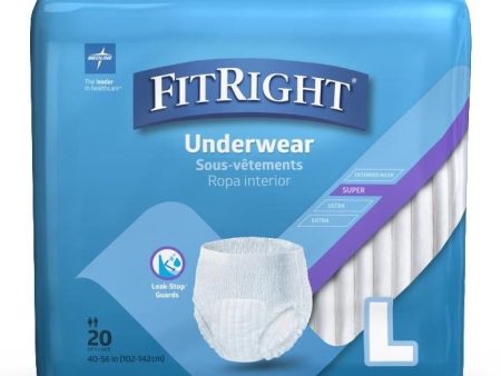 Medline FitRight Super Disposable Underwear Fashion