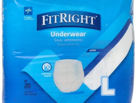 Medline FitRight Ultra Disposable Underwear Online now