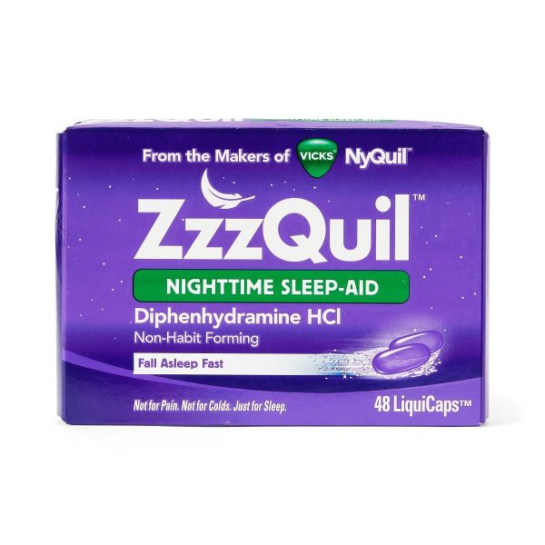 Vicks ZzzQuil Nighttime Sleep Aid LiquiCaps 48Ct on Sale