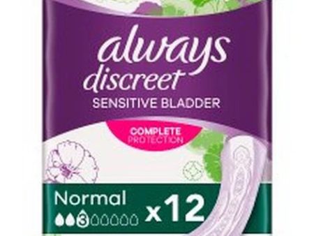 Always Discreet for Sensitive Bladder Normal (Size 3) Pads For Sale