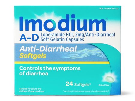 Imodium A-D, Soft Gel, 24Ct For Sale