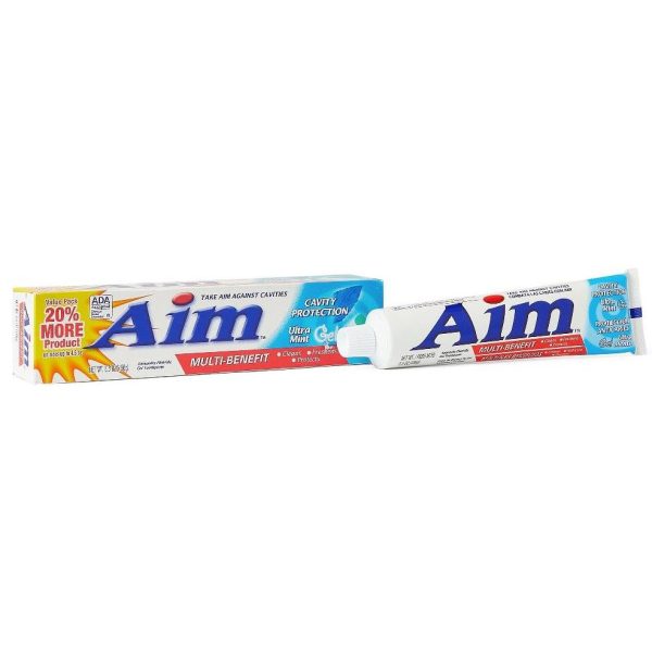 Aim Cavity Protection Mint Gel Toothpaste 5.5oz 1Ct Hot on Sale