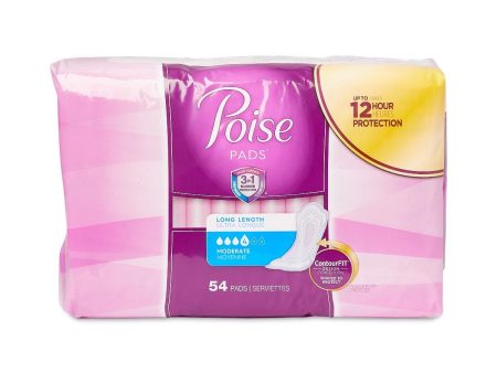 Poise Long Moderate Absorbency Pads Discount