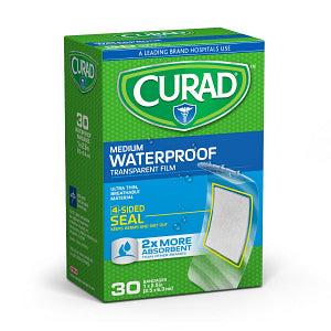 CURAD Bandage Clear Strip 1  x 2.5  30 Ct 1 BX For Discount